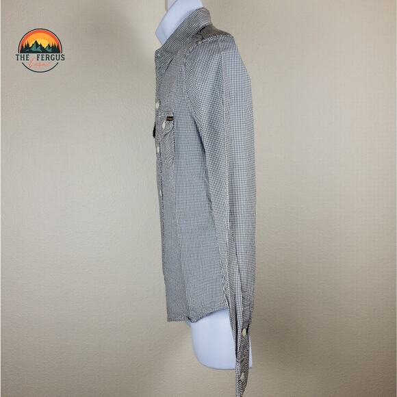 NWT Civilianaire Shirt Black Stripe Made In USA! Mens Size Slim Small - Picture 3 of 16